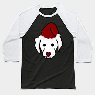 Puppy in christmas bonnet Baseball T-Shirt